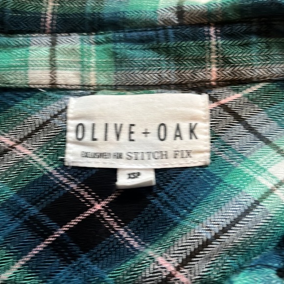 Olive & Oak for Stitch Fix plaid shirt - Picture 2 of 3